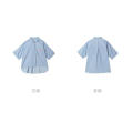 Spring Fashion Plain 3/4 Sleeve Women′s Shirt